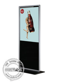 55-calowy stojący kiosk z ekranem dotykowym, cyfrowy wyświetlacz LCD dla odtwarzacza reklamowego