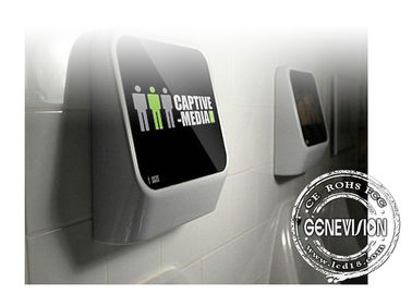 Montowany na ścianie ekran dotykowy WC Monitor Reklama w toalecie, toaleta Digital Media Signage